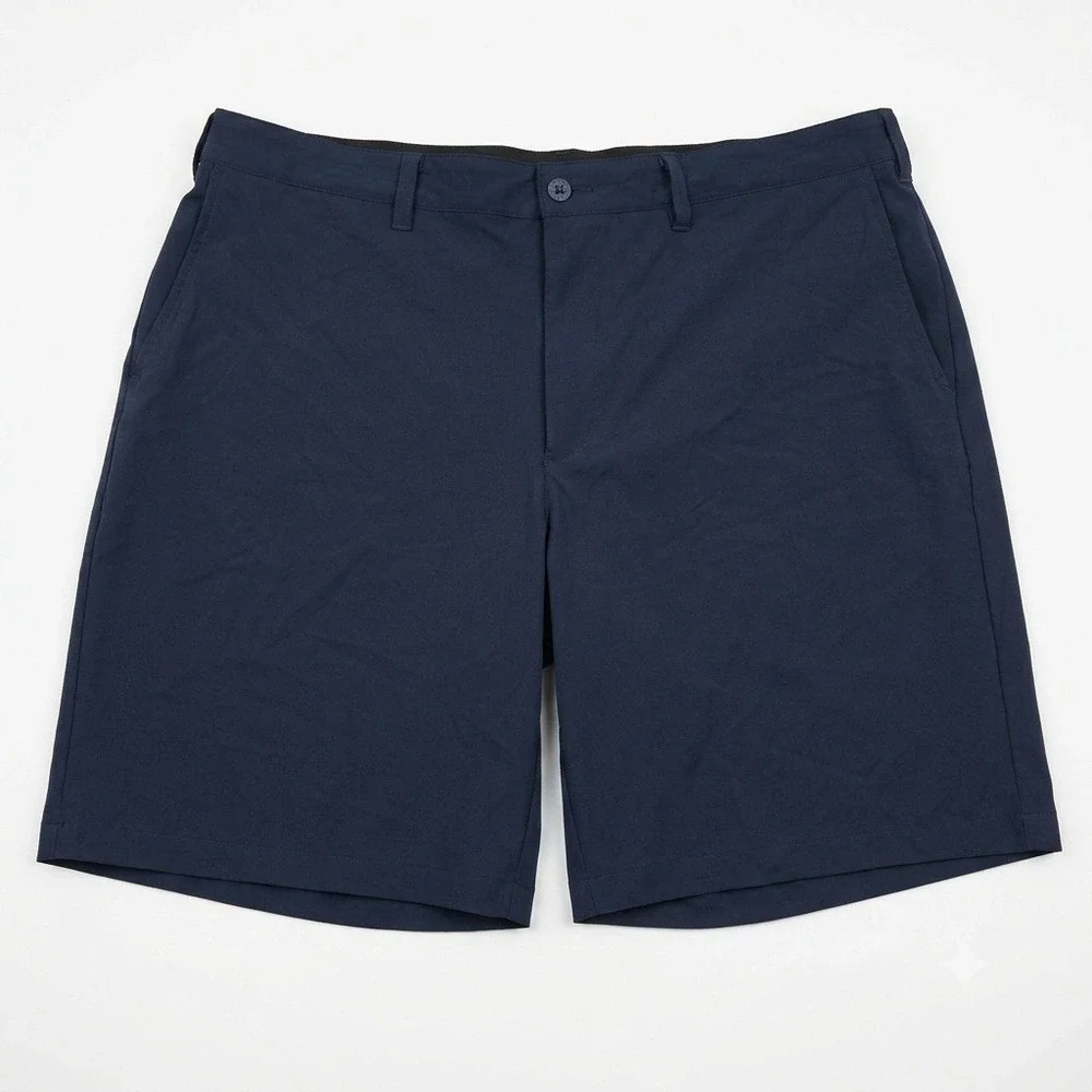 Reebok Golf Mens Navy Blue Performance Stretch Shorts Size 48 Big and Tall